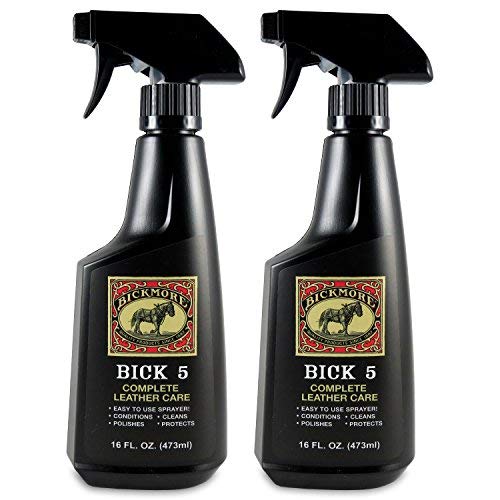 Bickmore Bick 5 Leather Cleaner & Conditioner 16oz Spray (2-Pack) Complete Leather Care