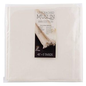 jack richeson unbleached muslin, 45 inches x 5 yards