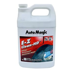 auto magic e-z clean hd - heavy-duty upholstery shampoo for carpets, vinyl and more - 128 fl oz
