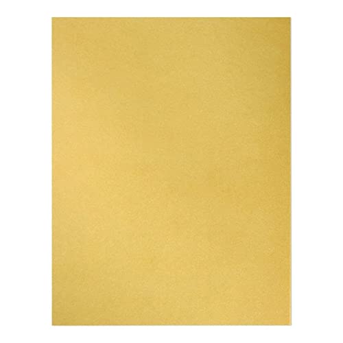 96 Sheets Gold Metallic Shimmer Paper, 8.5 x 11 Double Sided, Letter-Sized for Arts and Crafts