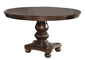 homelegance lordsburg 54" round dining table, cherry