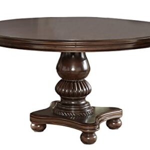 Homelegance Lordsburg 54" Round Dining Table, Cherry