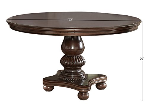 Homelegance Lordsburg 54" Round Dining Table, Cherry