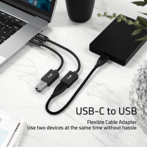 Syntech USB C to USB Adapter, 2 Pack USB C to USB3 Adapter,USB Type C to USB,Thunderbolt 3 to USB Female Adapter OTG Cable Compatible with iPad Mini 6, MacBook Pro, Air and More