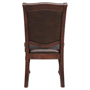 Homelegance Lordsburg 2-Piece Pack Dining Side Chairs, Wood, Cherry