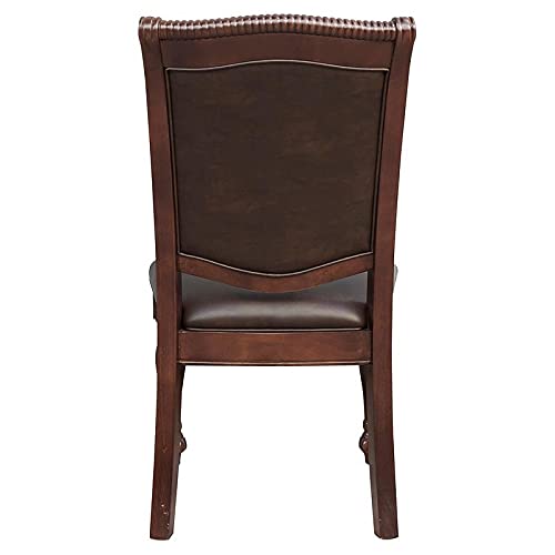 Homelegance Lordsburg 2-Piece Pack Dining Side Chairs, Wood, Cherry