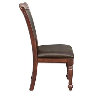 Homelegance Lordsburg 2-Piece Pack Dining Side Chairs, Wood, Cherry