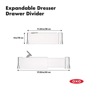 OXO Good Grips Expandable Dresser Drawer Divider - 2 Pack