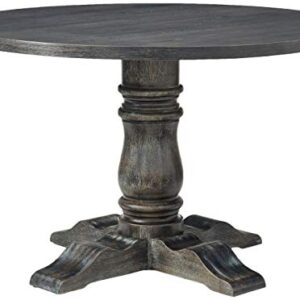 Selena 5 Pcs Dining Set, Weathered Gray