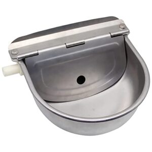 Automatic Dog Feeder Trough Bowl Dispenser Waterer for Pet Dog Horse Cattle Goat Sheep Water Stainless Steel Farm Tool