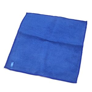 uxcell clean clay design microfiber auto car towel drying washing cloth blue 12.6" x 12.6"