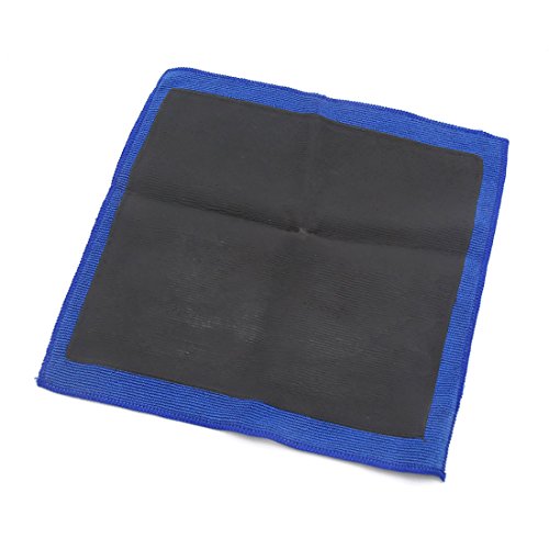 uxcell Clean Clay Design Microfiber Auto Car Towel Drying Washing Cloth Blue 12.6" x 12.6"