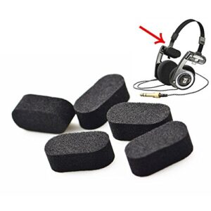 yunyiyi 2 pairs black replacement sponge headband head band foam pads cushions repair parts compatible with koss porta pro pp headphones headset