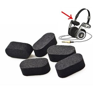 YunYiYi 2 Pairs Black Replacement Sponge Headband Head Band Foam Pads Cushions Repair Parts Compatible with Koss Porta Pro PP Headphones Headset