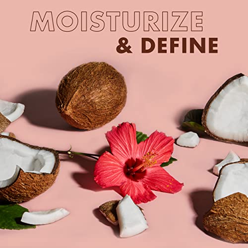 Shea Moisture Coconut and Hibiscus Curl Enhancing Smoothie Bundled with Shea Moisture Jamaican Black Castor Oil Strengthen, Grow & Restore Leave-In Conditioner, Family Size (2 Pack - 15 Oz Ea)