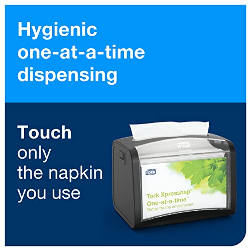 Tork Xpressnap® White Dispenser Napkin N4, Recycled 2-ply, 8.5" x 6.5", 12 x 400 napkins, DX990