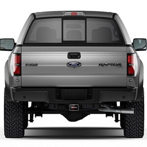 iPick Image Made for Ford F-150 Raptor Claw Marks UV Graphic Black Plate Billet Aluminum 2 inch Tow Hitch Cover