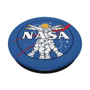 NASA Astronaut Logo PopSockets PopGrip: Swappable Grip for Phones & Tablets