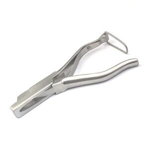 OdontoMed2011® Lamb Sheep Ear Notcher Stainless Steel Double Command V Shape Livestock