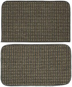 garland rug berber coloriations 18" x 28"/18" x 28", cinder gray