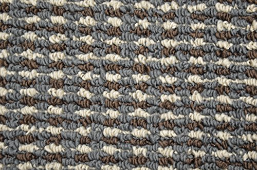 Garland Rug Berber Coloriations 18" x 28"/18" x 28", Cinder Gray