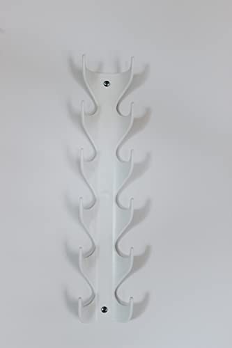 Multi-Functional Vertical Hooks- Made in The USA- Hook Solutions for Simple Organization (White)