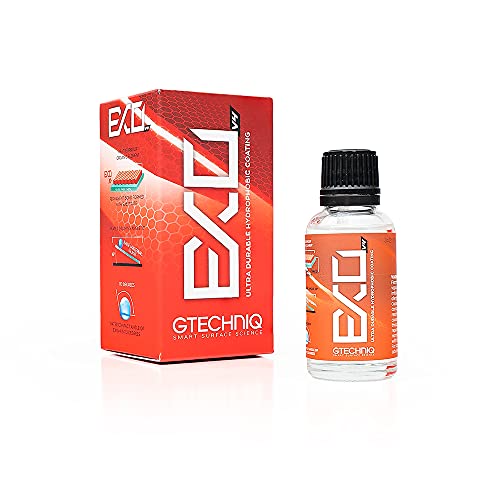 Gtechniq - EXOv4 & Crystal Serum Light Bundle - Ceramic Coating Paint Protection, Add Gloss, Resist Swirls, Repel Dirt and Contaminants, Ultra-Durable, High Gloss and Slick Feel (30 milliliters)