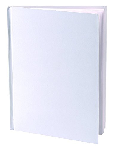 Blank Books (Pack of 6) - 6" x 8" Hardcover with White Pages - 32 Pages (16 Sheets) per Book