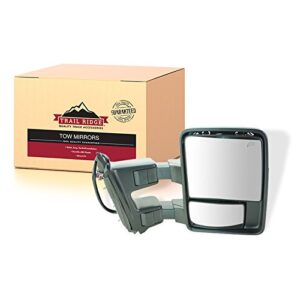 trail ridge tow mirror power folding heated smoked signal memory right for ford