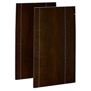 easy track vertical panels closet storage, 72" - 2 pack, truffle