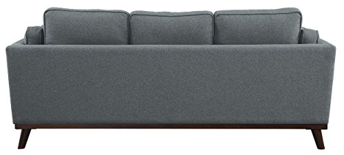 Homelegance 84", Gray Bedos Fabric Upholstered Sofa