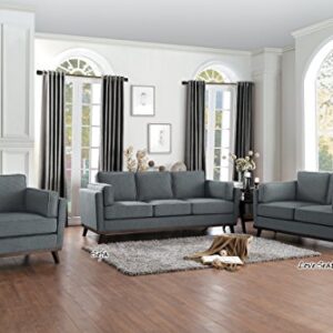 Homelegance 84", Gray Bedos Fabric Upholstered Sofa