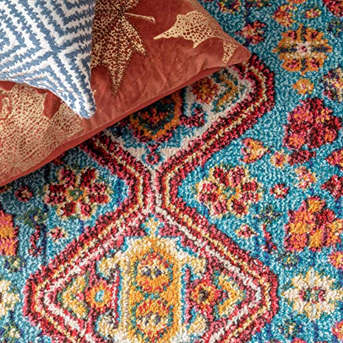 nuLOOM Meadow Vintage Vibrant Runner Rug, 2' 6" x 8', Multi