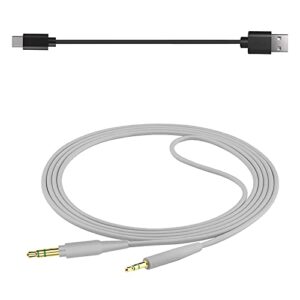 Geekria Audio Cable Compatible with Bose QuietComfort SE, QC SE, QC 45, QC 35 Series II, QC 35, QC 25, NC 700, 700 ANC, SoundLink II Cable, 2.5mm Replacement Stereo Cord (4 ft / 1.2 m)