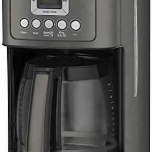 Cuisinart DCC-3200BKSP1 Perfectemp, 14 Cup Progammable with Glass Carafe Coffee Maker, Black Stainless Steel