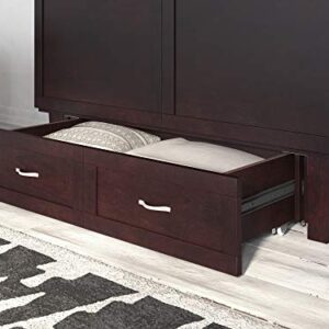 AFI Monroe Murphy Bed Chest with Charging Station, Queen, Espresso