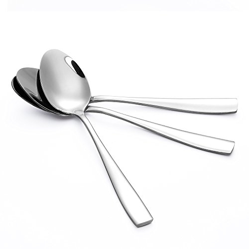 Eslite 12-Piece Large Stainless Steel Dinner Spoons,8 Inches