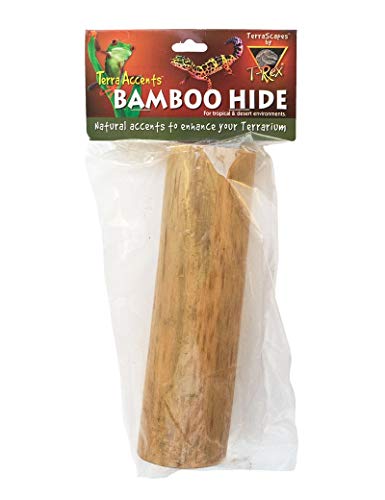 T-Rex Reptile Terrarium Décor - Terra Accents Bamboo Hide