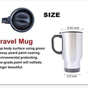 You Curse too much Bith You Breathe too much Shut the Fuk up Stainless Steel Travel Mugs Material Mug - 14oz