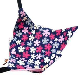 Alfie Pet - Kasey Hanging Hammock Bed for Mouse, Chinchilla, Rat, Gerbil and Dwarf Hamster - Color: Navy Pink