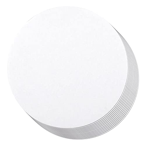 Cake Boards - 12-Piece Cardboard Round Cake Circle Base, 12 Inches Diameter, White