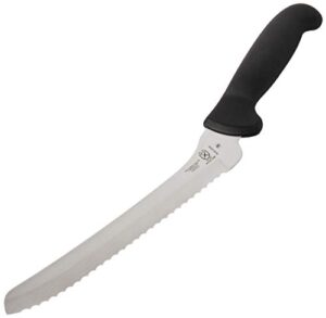 mercer culinary m18135bk serrated bread knife, 8 inch, black