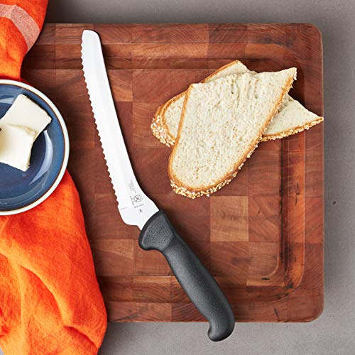 Mercer Culinary M18135BK Serrated Bread Knife, 8 Inch, Black