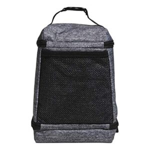 adidas Excel Insulated Lunch Bag, Jersey Onix Grey/Black, One Size