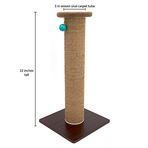 Kitty City Sisal Post Cat Scratchers and Cushion