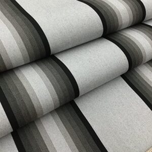 sunbrella awning/marine 4799-0000 46'' grey/black/white fabric, evening shadow