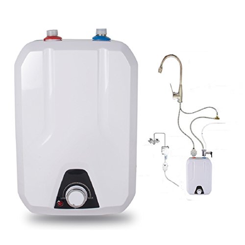 Tinsay 2.1 Gallon 8L Electric Mini-Tank Water Heater Electric Instant Water Heater Electric Hot Water Heater for Kitchen Household 110V-USA Delivery,3-6 Days