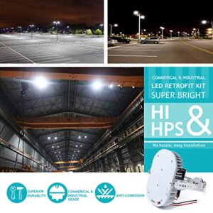 Hytronics 150W LED Retrofit Kit,700W MH/HPS Equivalent,100-277V 5000K 18000 Lumens,ETL/cETL/DLC Listed,Replaces Street/Area Light,High Bay,Gas Station Light,Wall Pack Light.