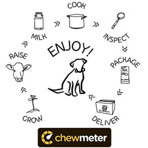 Chewmeter Himalayan Yaky Cheese Chew, 100% Natural, Long Lasting, Gluten Free, Healthy & Safe Dog Treats, Lactose & Grain Free, Protein Rich, Stain Free, Mixed Sizes, For Dogs 65 Lbs & Smaller, 9.9 oz