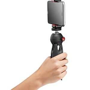 Manfrotto Stand for Universal Cell Phone, with A Bonus ZAYKiR Adapter, Rotates Vertical and Horizontal